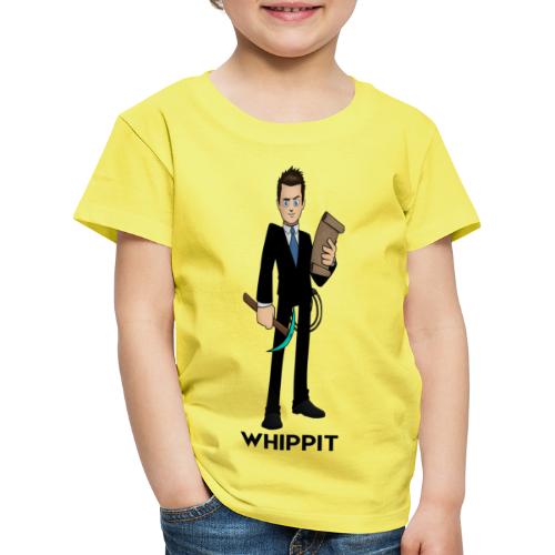 ChrisWhippit Spel avatar (svart text) - Premium-T-shirt barn