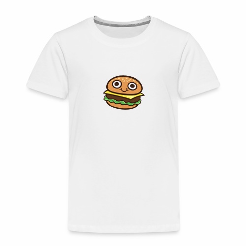 Burger Cartoon - Kinderen Premium T-shirt