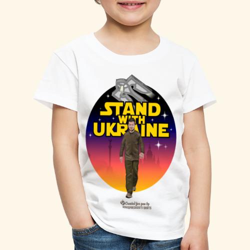 Selenskyj Stand with Ukraine - Kinder Premium T-Shirt