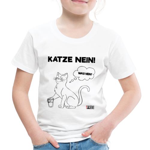 Katze NEIN! Corona Support - Kinder Premium T-Shirt