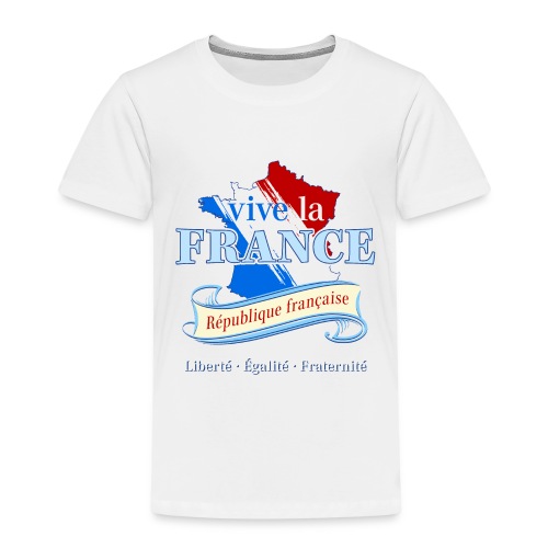 vive la France Frankreich République Française - Kids' Premium T-Shirt