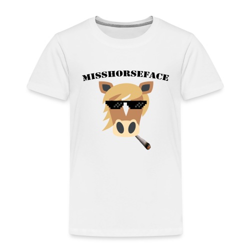 MissHorseface - Kinderen Premium T-shirt