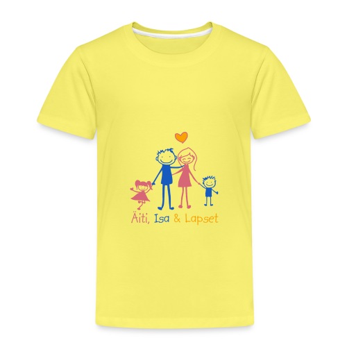 Äiti Isa Lapset - Lasten premium t-paita