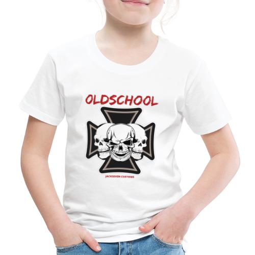 Oldschool - Mundschutz Biker Skull Totenkopf - Kinder Premium T-Shirt