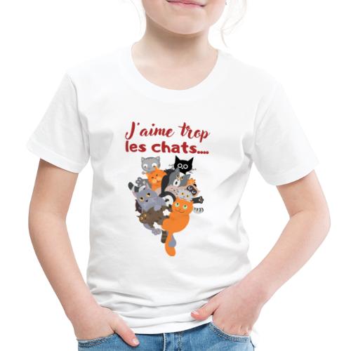 J aime trop les chats 3 - T-shirt Premium Enfant