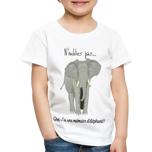 Eléphant - T-shirt Premium Enfant