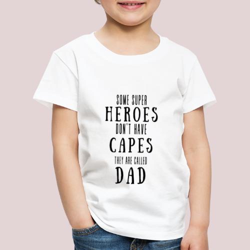Superhero dad - Lasten premium t-paita