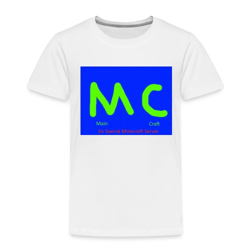 MainCraft Logga Blå - Premium-T-shirt barn