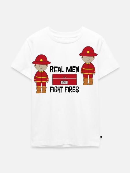 Feuerwehr - Kinder Premium Bio T-Shirt - Weiß