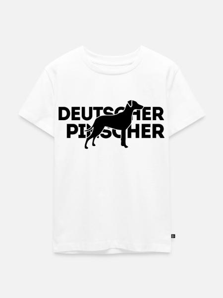 Deutscher Pinscher - Kinder Premium Bio T-Shirt - Weiß