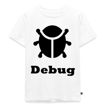 Debug - Kids Premium Organic T-Shirt - white - Front - Hailey (125cm)