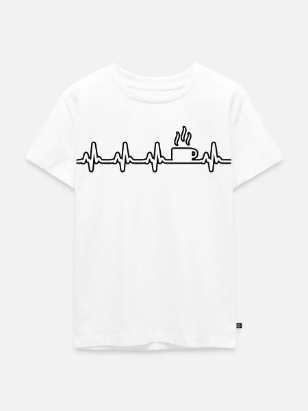 Kaffee Barista Kaffeeliebhaber - Kinder Premium Bio T-Shirt - Weiß