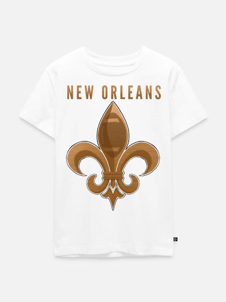 New Orleans - Kinder Premium Bio T-Shirt - Weiß