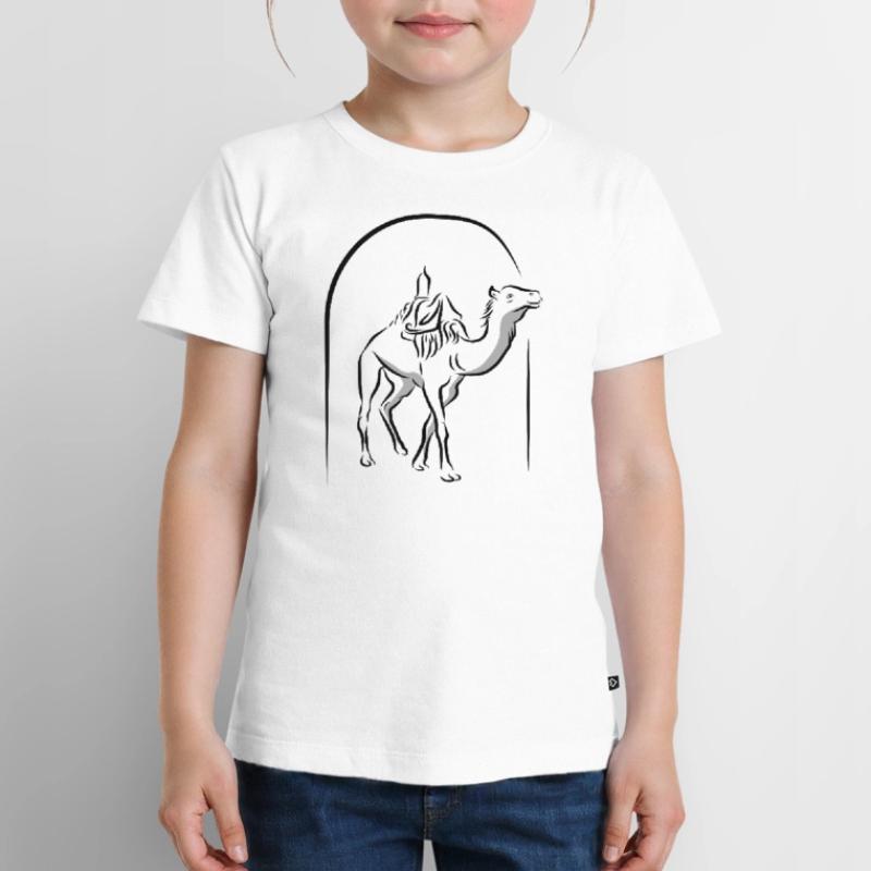 Camel with saddle Kids Premium Organic T-Shirt