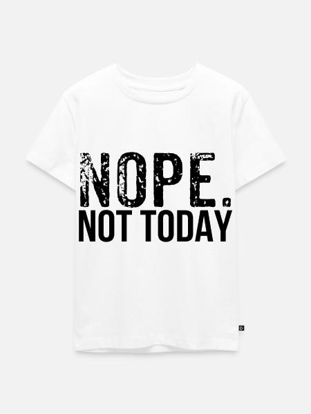 Nope - Kinder Premium Bio T-Shirt - Weiß