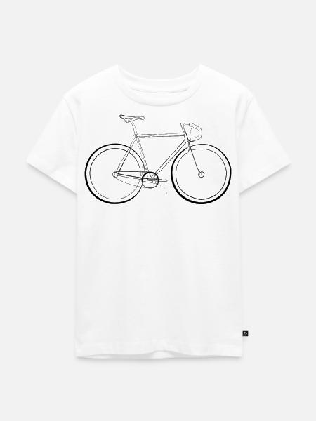 Rennrad Radsport - Kinder Premium Bio T-Shirt - Weiß