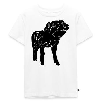 Piglet Piglet - Kids Premium Organic T-Shirt - white - Front - Hailey (125cm)
