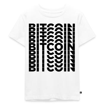 BITCOIN - Kinder Premium Bio T-Shirt - Weiß - Vorne - Hailey (125cm)
