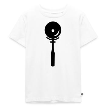 Coupe-pizza - T-shirt Premium bio Enfant - blanc - Devant - Hailey (125cm)