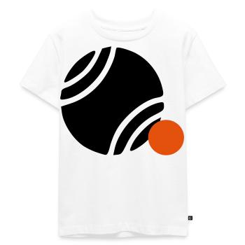BOULE DE PETANQUE - T-shirt Premium bio Enfant - blanc - Devant - Hailey (125cm)