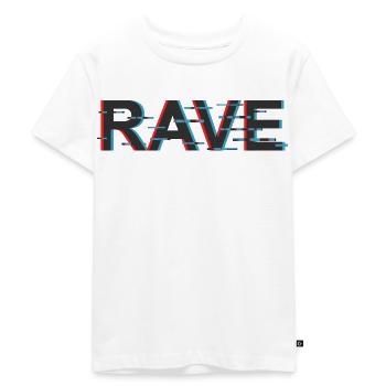 rave - T-shirt Premium bio Enfant - blanc - Devant - Hailey (125cm)