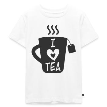 tea - Kids Premium Organic T-Shirt - white - Front - Hailey (125cm)