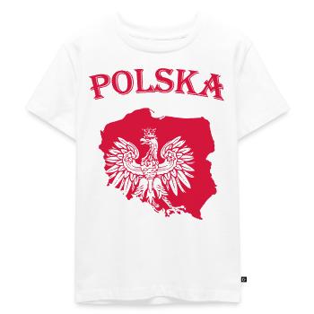 Polish eagle - Kids Premium Organic T-Shirt - white - Front - Hailey (125cm)