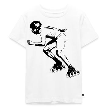 Inline skating - Inline skates - Kinder Premium Bio T-Shirt - Weiß - Vorne - Hailey (125cm)