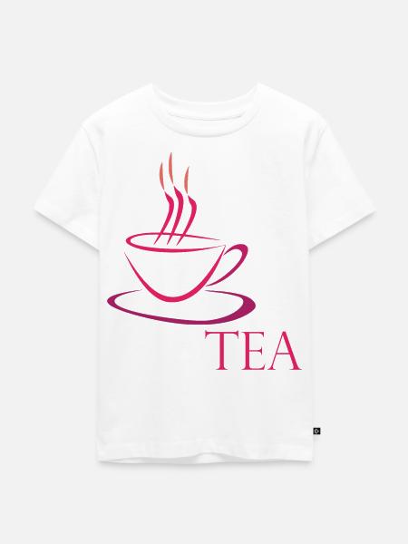 TEA - Kinder Premium Bio T-Shirt - Weiß