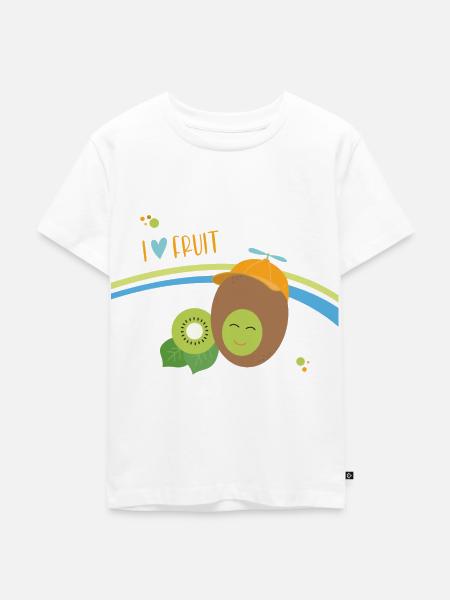 Kiwi - T-shirt Premium bio Enfant - blanc