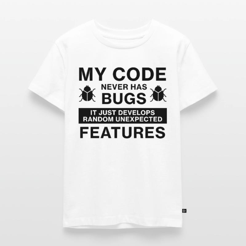 Programmer Coder Coding Kids Premium Organic T-Shirt