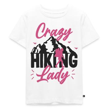hike - Kids Premium Organic T-Shirt - white - Front - Hailey (125cm)