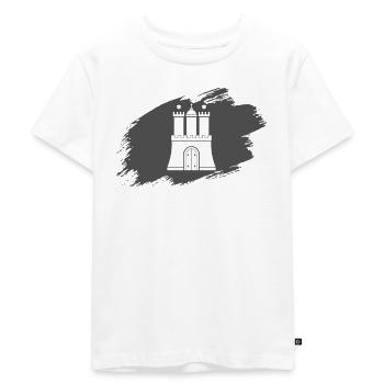 Hambourg - T-shirt Premium bio Enfant - blanc - Devant - Hailey (125cm)