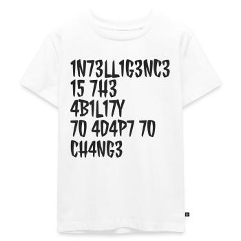 Citations drôles, citations drôles, citation cool, citation cool - T-shirt Premium bio Enfant - blanc - Devant - Hailey (125cm)