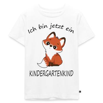Ich bin jetzt ein Kindergartenkind niedlicher - Kinder Premium Bio T-Shirt - Weiß - Vorne - Hailey (125cm)