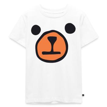 Bären Gesicht - Bär - Kinder Premium Bio T-Shirt - Weiß - Vorne - Hailey (125cm)
