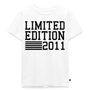 Geburtstag Limited Edition 2011 - Kinder Premium Bio T-Shirt - Weiß - Vorne - Hailey (125cm)