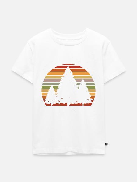 Tree Climbing - Kinder Premium Bio T-Shirt - Weiß