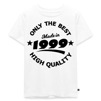 1999 geboren - Kinder Premium Bio T-Shirt - Weiß - Vorne - Hailey (125cm)