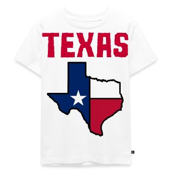 Texas Map - T-shirt Premium bio Enfant - blanc - Devant - Hailey (125cm)