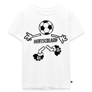 Footballeur allemand - T-shirt Premium bio Enfant - blanc - Devant - Hailey (125cm)