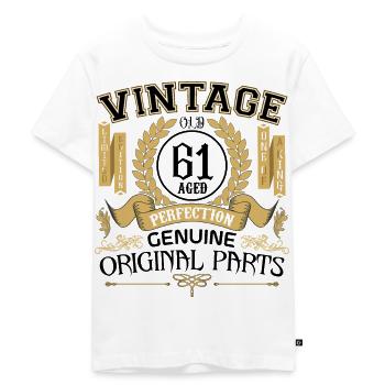 Jahrgang 61 Jahre alt - Geburtstagsgeschenk 61 Jahre !!! - Kinder Premium Bio T-Shirt - Weiß - Vorne - Hailey (125cm)