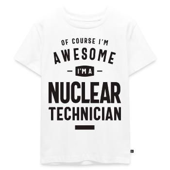 Génial, je suis un technicien nucléaire - T-shirt Premium bio Enfant - blanc - Devant - Hailey (125cm)