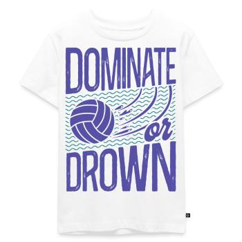 Water Polo Vintage Dominate Or - Kinder Premium Bio T-Shirt - Weiß - Vorne - Hailey (125cm)