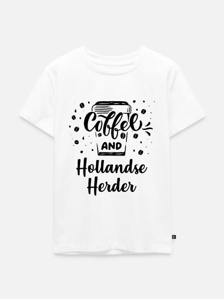 Hollandse Herder - Kinder Premium Bio T-Shirt - Weiß