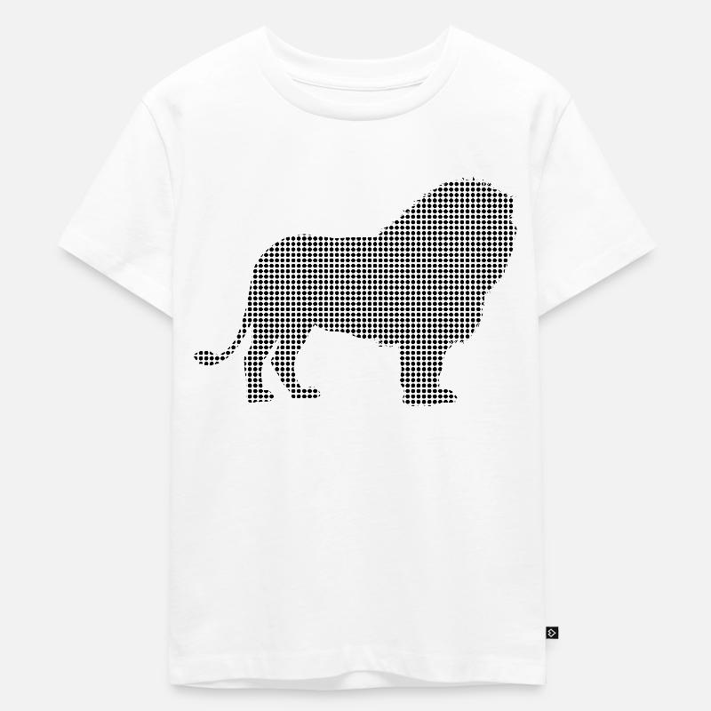 Lion - T-shirt Premium bio Enfant - blanc