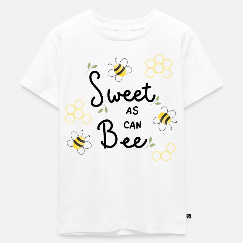 Sweet as can Bee - Kinder Premium Bio T-Shirt - Weiß