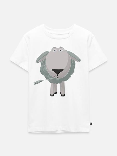 Pepper The Sheep - Kids Premium Organic T-Shirt - white