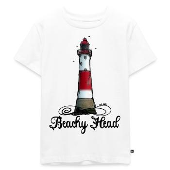 Leuchtturm Dover England Beachy Head Eastbourne - Kinder Premium Bio T-Shirt - Weiß - Vorne - Hailey (125cm)