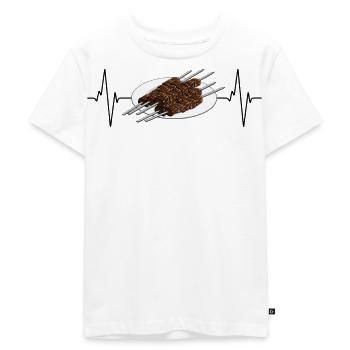 Shashlik & Heartbeat : la passion à l’état pur - T-shirt Premium bio Enfant - blanc - Devant - Hailey (125cm)